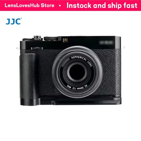 JJC XE4 Handle Bracket Quick Release L Plate Bracket Hand Grip for Fujifilm X-E4 replacement for MHG