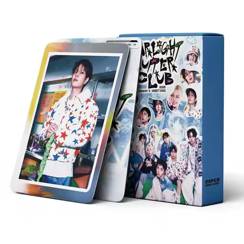 New 55Pcs/Box Kpop Album Group Lomo Cards DO IT STARLIGH SUPE CLUB Card 2026 Boy Band Decorative HD 