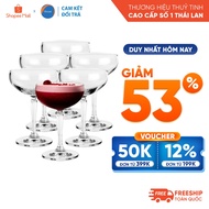 [Return Commitment if Broken] Set of 6 Ocean Connexion Coupe 215ml glass cups - Genuine