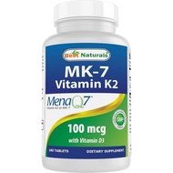 s K2 (MK7) dengan D3 B dan Jantung (5000 IU D3 & 100 mcg K2 MK7) 180 Tablet