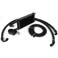 BATTLEBEE Engine Oil Cooler With Rubber Tube Car Cooling System Aluminum Radiator For Honda Civic Ge