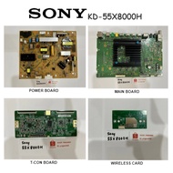 SONY ANDROID TV KD-55X8000H 55X8000H KD55X8000H Power Board APS-434 Main Board 1-003-740-11 T-Con E8