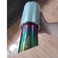 5zigen rainbow racing car exhaust