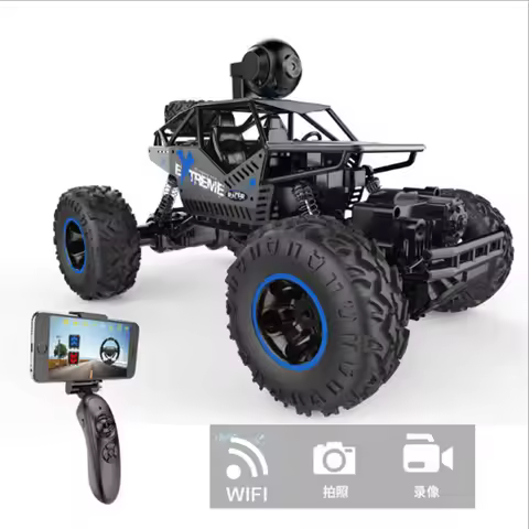 HD WIFI Camera RC Alloy Die Cast Car APP Control Mode Bigfoot Monster Climbing Off Road Remote Contr