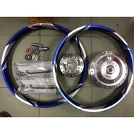 ALLOY RIM FALCON THUNDER SET NOUVOLC / EGOLC Sekali Buyung Chrome Set