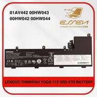 LENOVO 01AV442 00HW043 00HW042 00HW044 FOR THINKPAD YOGA 11E 3RD 4TH BATTERY