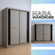 Nara Wardrobe | Almari Sliding Premium Wardrobe 8ft/9ft height (A2)