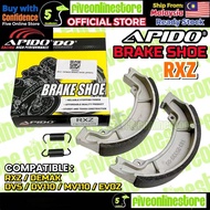 YAMAHA RXZ DEMAK MV110 DV110 DVS 110 EVOZ EVO ZR APIDO Brake Shoe Brek Lining With Spring Kulit Shoe