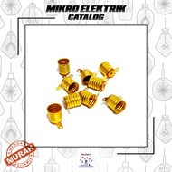 E10 Brass Flashlight Bulb Fitting