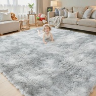 8x10 Area Rugs for Living Room Bedroom, Large Area Rug Shag Shaggy Carpet Soft Plush Furry Bedside R