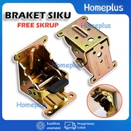 SIKU HomePlus Screw-Free/ 90-180 Degree Table Leg Hinge Bracket Folding Table Leg Angle Hinge/ Table