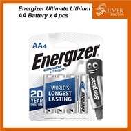 Energizer AA ×4 (2A) Ultimate Lithium Battery