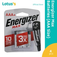 Energizer Aaa Max Batteries - 4Pcs