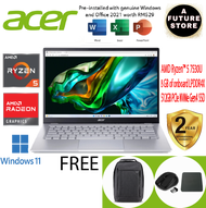 Acer Swift 3 GO SFG14-41-R5VF 14'' FHD Laptop Pure Silver ( Ryzen 5 7530U, 8GB, 512GB SSD, ATI, W11, HS )