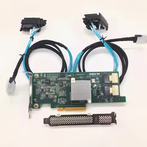 INSPUR YZCA-00227-101 9207-8i PCIE3.0 6Gbps HBA LSI FW:P20 IT Mode ZFS FreeNAS unRAID 2* SFF-8087 SA