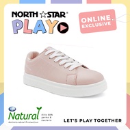 Bata บาจา (Online Exclusive) ยี่ห้อ North Star รองเท้าผ้าใบ ผ้าใบแฟชั่น พร้อมเทคโนโลยี Life Natural ลดกลิ่นอับ 99% สำหรับผู้หญิง รุ่น PLAY สีชมพู 5205158