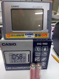 全新Casio 時鐘有濕度溫度