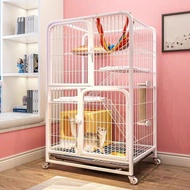 Cat Cage for Home Indoor Cat Villa with Integrated Toilet Cat Cage Cat House Cat House