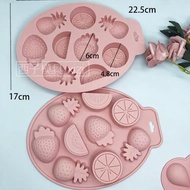 Starfish Shell Lemon Fruit Silicone Mold Chocolate Pudding Mousse Dessert Mold White Jelly Household Jelly Mold