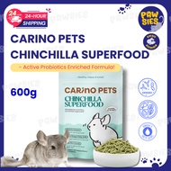 [24HR SHIP] CARINO PETS CHINCHILLA SUPERFOOD 600G Premium Makanan Pellet Probiotics Cincila 龙猫饲料益生菌 