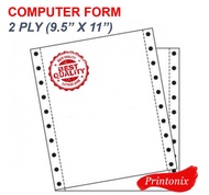Computer Form 2ply NCR (W/W) 9.5 x 11 (450Fans)