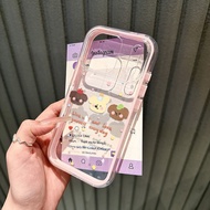 Polkadotbear Colorful 3In1 Case iphone 17 Pro Max 13 Pro Max 15 Plus 11 14 Pro Max 13 Pro Max 14 Plu