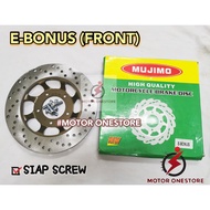 E-BONUS Disc Plate FRONT/Disc Brake DEPAN EBONUS SIAP SKREW 100% HIGH QUALITY "MOTOR ONESTORE"