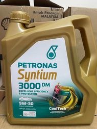 PETRONAS Syntium 3000 (NEW PACKING) 5W30 Fully Synthetic Engine Oil (4L)