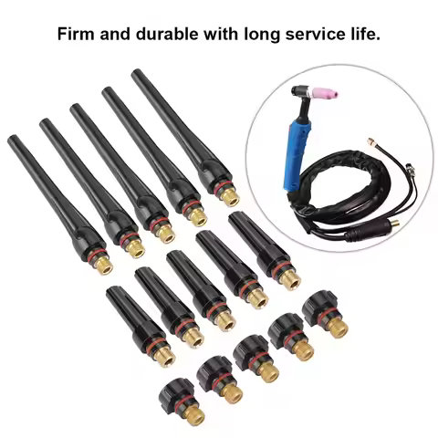 Welding Back Caps 57Y02(Long) 57Y03(Medium) 57Y04(Short) Back Caps for TIg Welding Torch WP-17/18/26