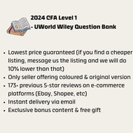 2024 CFA Level 1-  UWorld (Wiley) Question Bank