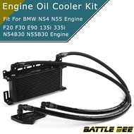 Battle Bee Oil Cooler Kit For BMW 135i 335i M2 M3 X5 X6 F20 N54 N55 Engine Oil Cooling Adapter Filte