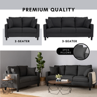 ALiST - STAREX Premium Quality  Sofa (FREE PILLOWS) / 2/3 Seater Sofa / Fabric Sofa / Vinyl Sofa / PU Sofa / 2 Seater Sofa / 3 Seater Sofa / Living Room Cushion / Living Room Sofa / Sofa Sets / 皮质沙发 / 布制沙发 (送枕头)