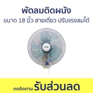 พัดลมติดผนัง Imarflex ขนาด 18 นิ้ว สายเดี่ยว ปรับแรงลมได้ IF-955 - พัดลมผนัง พัดลมฝาผนัง พัดลมพนัง พ