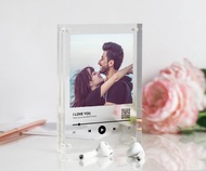 客制化禮物 掃碼聽歌 spotify相框 個性化照片和歌曲 送女友禮物