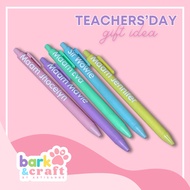 Teachers Day Gift Idea Personalized Pen Name Sticker Teachers Day Gift Idea