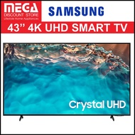 SAMSUNG UA43BU8000KXXS 43'' 4K UHD SMART TV + FREE $50 E-VOUCHER