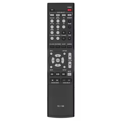 RC1196 Remote Control Fit for DENON Audio Video Receiver AVR-X520BT AVR-S500BT Remote Control for AV