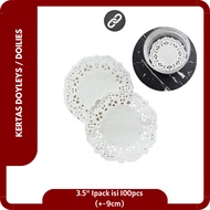 Doyleys Paper Doilies Doyleys Cake Jar Liners Lace Paper/s | Dollies Paper 3.5" 4.5"/ 5.5"/, 100 pcs