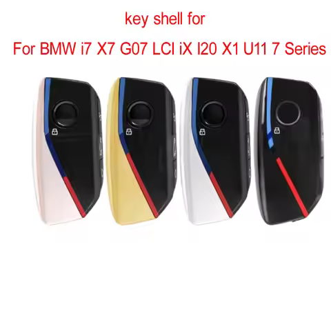 4 Buttons Remote Case Smart Key Shell Fob For BMW i7 X7 G07 LCI iX I20 X1 U11 7 Series G70 G09 XM U0