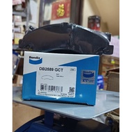 BENDIX BRAKE DISC PAD ISUZU TRAVIZ DB2589 2018 UP 4pcs/set