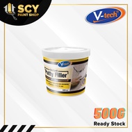 V-tech Wall Putty 500g /Putty Filter /Tampal Dinding /Wall Crack Gap Dempul Dinding Batu Plaster Par