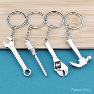 3D Simulation Tool Keychain Creative Tool Keychain Metal Practical Small Gift Wrench Tool Keychain