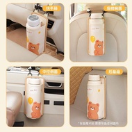 【Ready Stock】 Car Seat Water Cup Holder Car Seat Back Cartoon Multifunctional Kettle Holder for Car 