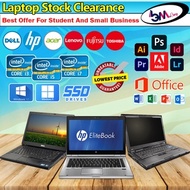 Laptop Clearance Sale of Mix Models - Core 2 Duo / Core i3 / Core i5 / Core i7 / Dell / Lenovo / HP / Acer / Harga Murah