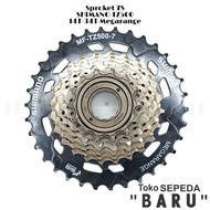 TB - Sprocket 7S SHIMANO TZ500 14-34T Megarange ORIGINAL