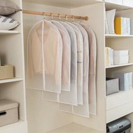 GANTUNGAN PEVA Anti-Dust Zipper Clothes Cover Clothes Hanger Cover Gown Suit