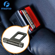 FFAOTIO Car Seat Belt Buckle Seatbelt Alarm Stopper Car Interior Accessories For Nissan Note GTR Qas