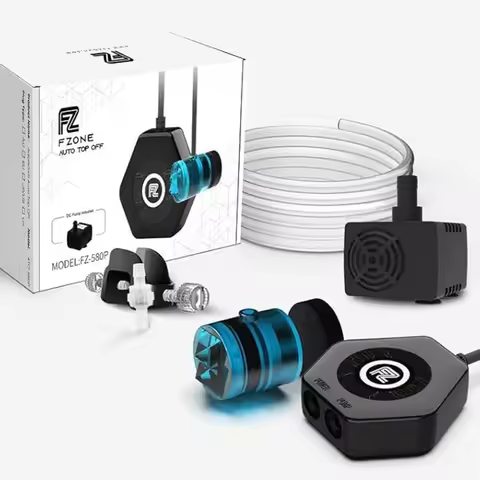 Fzone ATO580 Auto Top Off Refilling System Fish Tanks Automatic Mini Aquarium Water Pump Controller 