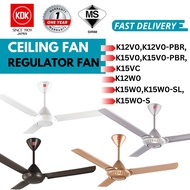 [SINGLE PACK] KDK Ceiling Fan Regulator 48/60" K12V0 K15V0 K15VC K12W0 K15W0 SIRIM 1 Year Warranty