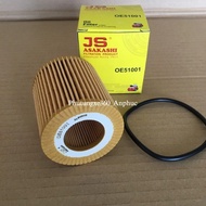 Premium Oil Filter for Mazda BT-50 2.2L and 3.2L 2011-2025 JS Asakashi Japan OE51001 /1WA0-14-302